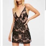 Free People Dresses | Free People Sequin Dress | Color: Black/Cream | Size: 2