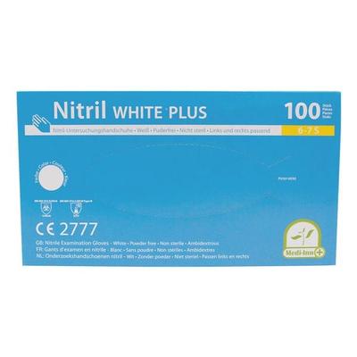 Papstar Einmalhandschuhe Nitril S weiß weiß Image