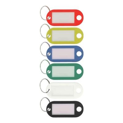 100er-Pack Schlüsselanhänger farbig sortiert, Westcott, 4.9x0.3 cm