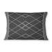 KAMALI CHARCOAL Indoor|Outdoor Lumbar Pillow By Kavka Designs