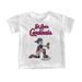 Toddler Tiny Turnip White St. Louis Cardinals Caleb the Catcher T-Shirt