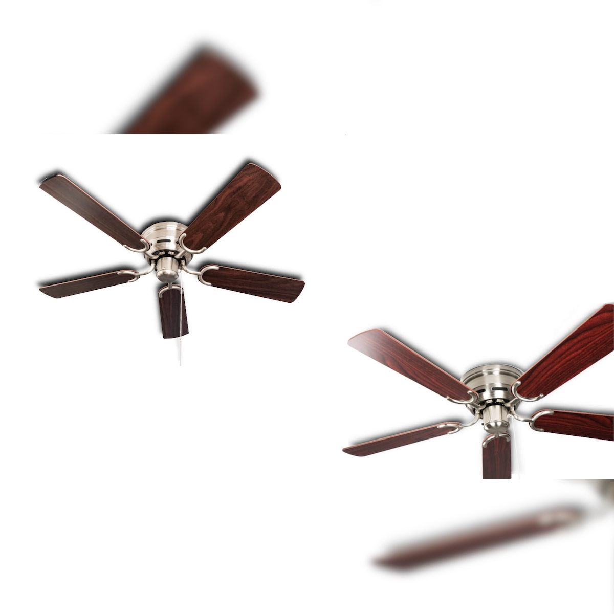 Pepeo Deckenventilator Kisa Deluxe BN Rosenholz / Walnuss 105 Image