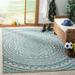 SAFAVIEH Courtyard Fran Mandala Indoor/ Outdoor Waterproof Patio Backyard Rug