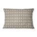 BAMBOO LATTICE BROWN Indoor|Outdoor Lumbar Pillow By Kavka Designs