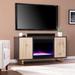 SEI Furniture Willington Color Changing Fireplace w/ Media Storage