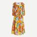 J. Crew Dresses | J.Crew Belted Dress In Tropical Floral | Color: Orange/Yellow | Size: S