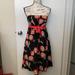 Anthropologie Dresses | Anna Sui For Anthropologie Poppy Print Dress | Color: Black/Pink | Size: 4