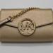 Michael Kors Bags | Michael Kors Hudson Large Phone Clutch In Gold | Color: Gold | Size: Os