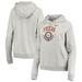 Women's Nike Heathered Gray Texas Longhorns Varsity Fleece Tri-Blend Raglan Pullover Hoodie