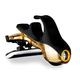 HeadBlade S4 Moto Goldfinger Rasiermesser für Herren, limitierte Auflage, revolutionäre Dual-Aktiv-Federung