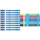 Schneider Slider Memo XB Kugelschreiber (mit Kappe, Strichstärke: XB, Schreibfarbe: blau) 10er Pack Slider Edge XB Kugelschreiber (Dreikant-Stifte mit Strichbreite XB) 10 Stück