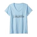 Damen In Dubio Prosecco Junggesellinnenabschied Kostüm Party T-Shirt mit V-Ausschnitt