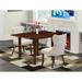 East West Furniture Kitchen Table Set Includes a Rectangle Dining Room Table with Dropleaf and Parsons Chairs (Pieces Options)