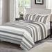 3-Piece Printed Reversible Bedding Quilt Set