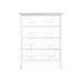 Adeptus Solid Wood Easy Pieces 4 Drawer Chest of Drawers - White