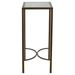 ellahome Charleston Square Pedestal Stone Plant Stand Slate/Stone/Metal in White/Yellow/Brown | 36 H x 16 D in | Wayfair PT01MBBCM