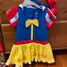 Disney Costumes | Disney Snow White Outfit With Headband | Color: Blue/Red | Size: 18-24 Months