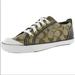 Coach Shoes | Coach Signature Beautiful Tie Up Sneaker | Color: Brown/Tan | Size: 10b