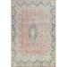 Traditional Muted Distressed Kerman Persian Wool Area Rug Hand-knotted - 9'9" x 12'9"