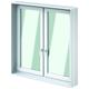 ACO Therm 3.0 Leibungskellerfenster Standard zweiflügelig für Fertigteilwerk mit 3-fach WSG, 40 cm, 150x125 cm