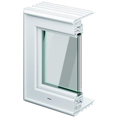 ACO Therm 3.0 Leibungskellerfenster einbruchhemmend mit 3-fach WSG, Anschlag rechts, 100x62,5 cm,36,5 cm