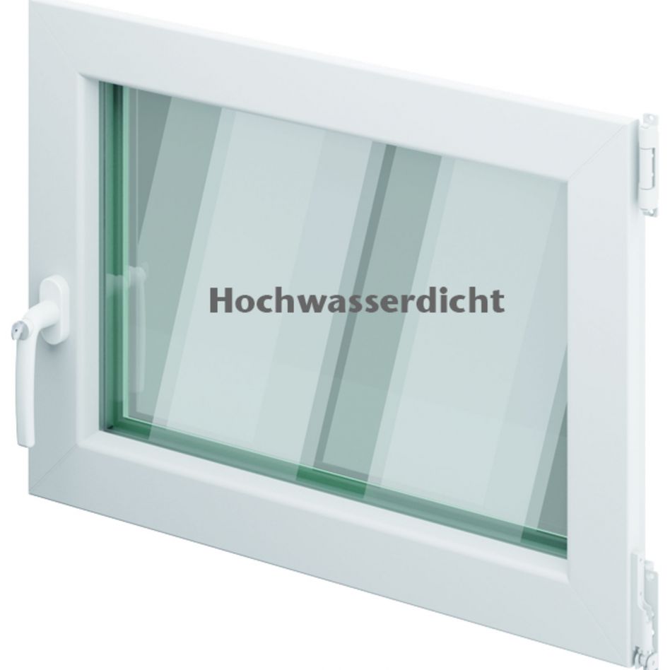 ACO Therm 3.0 Fenstereinsatz Dreh/Kipp Hochwasserdicht mit 3-fach WSG VSG, Anschlag links, 75x50 cm Image