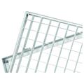 ACO Self Gitterrost mit Zarge als Schuhabstreifer Outdoor Stahl verzinkt, Masche 30/10, 100x50 cm