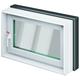 ACO Therm 3.0 Leibungskellerfenster HDW-S plus - Sanierung Hochwasserdicht mit 3-fach WSG, Anschlag links, 100x100 cm,ab 35 cm