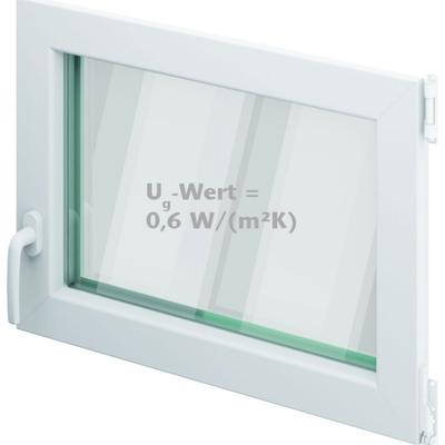 ACO Therm 3.0 Fenstereinsatz Dreh/Kipp Standard mit 3-fach WSG, Anschlag rechts, 100x62,5 cm