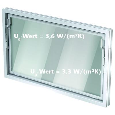 ACO Nebenraumfenster Kippfenster Einfachglas ESG, Einfachglas Isolierglas, 60x50 cm Image
