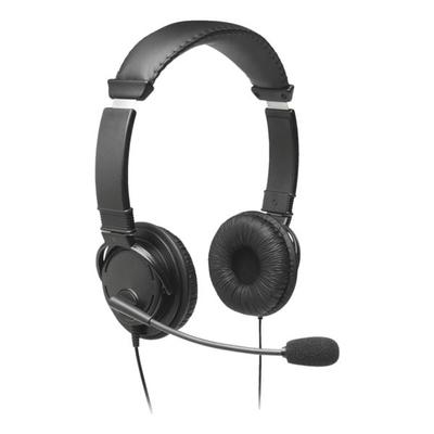 Kensington On-Ear Stereo-Kopfhörer mit USB-Anschluss schwarz