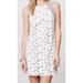 Anthropologie Dresses | Anthropologie San & Soni Fleur Eyelet Shift Dress | Color: Gray/White | Size: M