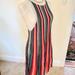 Free People Dresses | Euc Free People Striped Knit Dress Size S | Color: Red/Silver | Size: S