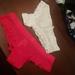 Pink Victoria's Secret Intimates & Sleepwear | 2 Victoria Secret Pink Cheekster/Tanga Large Nwt | Color: Cream/Red | Size: L