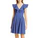 Kate Spade Dresses | Kate Spade Geo Dot Poplin Dress | Color: Blue/Pink | Size: 2