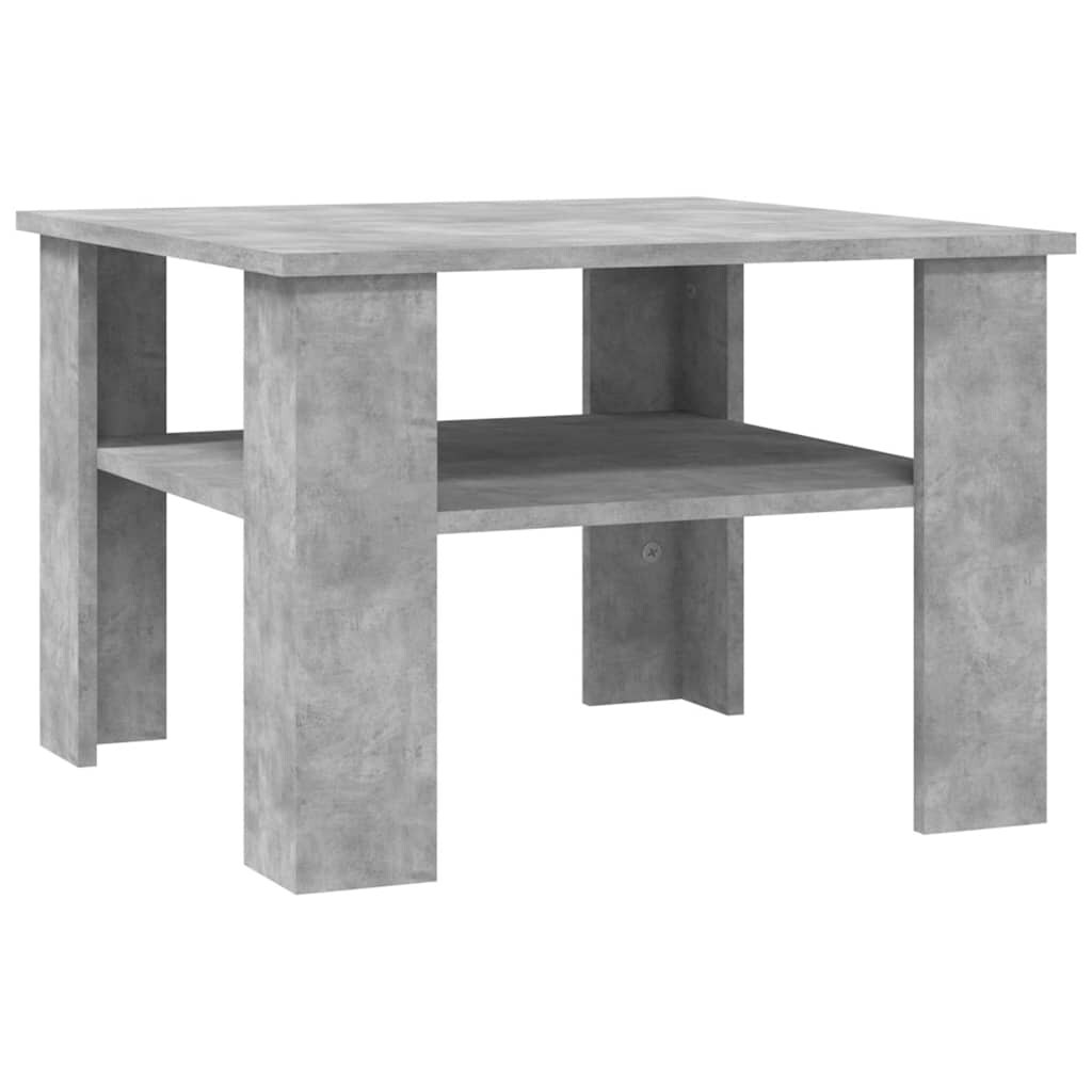 vidaXL Couchtisch Betongrau 60x60x42 cm Holzwerkstoff Image