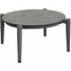 Table basse jardin rétro en aluminium 54 cm Dublin Taupe et luna - Taupe et luna