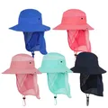 Chapeau de soleil d'été pour enfants éventuelles F 50 + casquette réglable pour bébés garçons