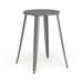 30'' Round Metal Indoor-Outdoor Bar Height Table