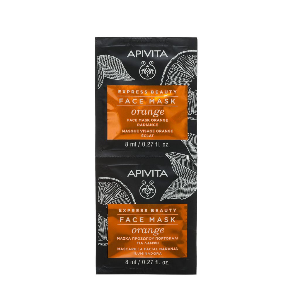 Apivita Express Beauty Orange Maschera Viso Illuminante all'Arancia 16