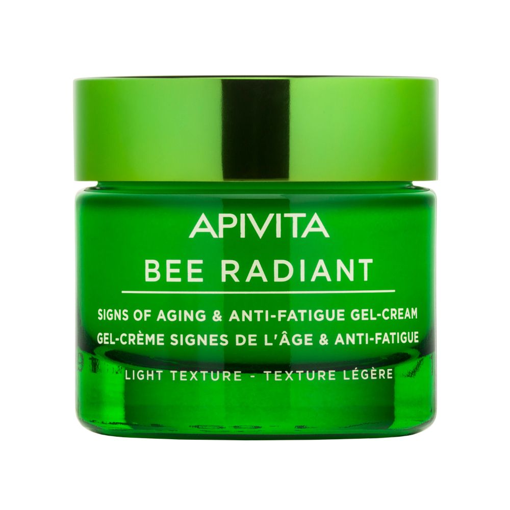 Apivita Bee Radiant Gel crema viso anti-età e antirughe per pelle lumi