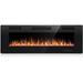30"-60" Recessed and Wall Mounted Electric Fireplace,750-1500W