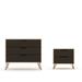 Bandene Mid Century Modern Dresser and Nightstand Set