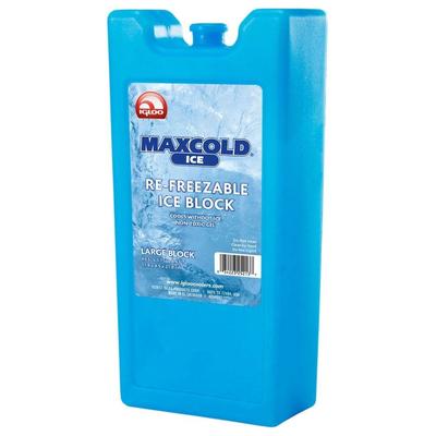 Igloo 25201 MaxCold Re-Freezable Ice Block, Plastic, Blue, 33.8 Oz