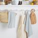 Martha Stewart Check Cotton Kitchen Towel Set, 2 Piece - 16"x28"