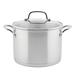 KitchenAid 3-Ply Base Stainless Steel Stockpot with Lid, 8qt