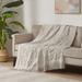 Madison Park Mila 100-percent Cotton Tufted Chenille Lightweight Throw With Fringe Tassel