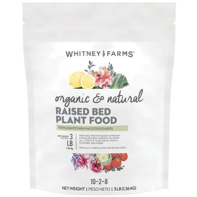 Whitney Farms 3300310 Organic & Natural Granules Raised Bed Plant Food, 3 Lbs - 3 Lb