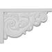 11 3/8"W x 7 5/8"H x 5/8"D Large Ashford Stair Bracket, Right