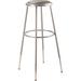 National Public Seating Height Adjustable Lab Stool Metal/Fabric in Gray/Black | 31" H - 39" H | Wayfair #6430H